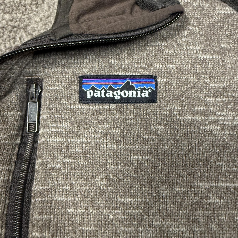 Patagonia Sweater Mens Medium Brown Heather Better Sweater 1/4 Zip STY25522‎ - Picture 3 of 10
